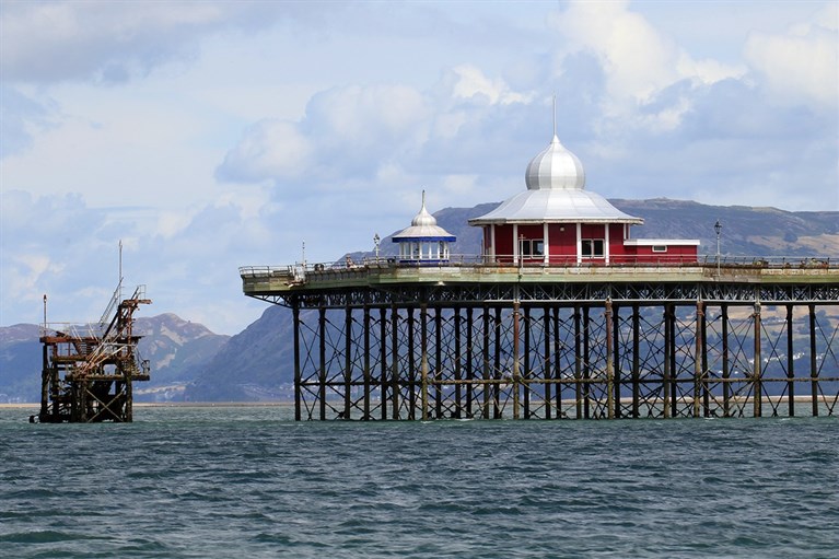 A view of Bangor Pier from one of our vessels